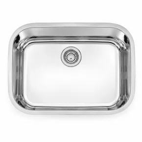 Cuba Inox de Embutir 48x34 Lavinia Sem ladrão + Válvula Tramontina