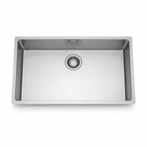 Cuba Inox de Embutir 70x40 Linea Bowl + Válvula Franke