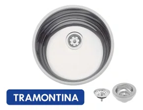 Cuba Redonda De Embutir Tramontina 38 Bl Aço Inox 94075/507 Acetinado