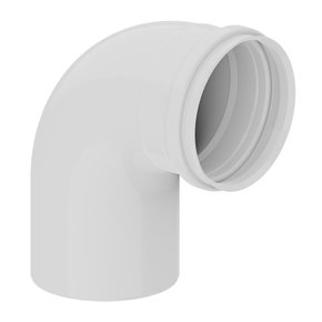 Curva Esgoto 90 ° Curta 40 mm Tigre