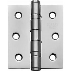 Dobradiça Inox com Rolamento Synter Cartela 3 Peças 3 x 2.1/2