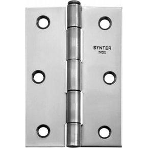 Dobradiça Pino Simples Inox Synter Cartela 3 Peças 3.1/2 40IC