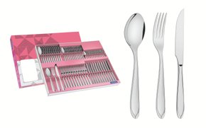 Faqueiro Laguna em Aço Inox Tramontina 60 Peças 66906/784