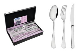 Faqueiro Mônaco Aço Inox Alto Brilho Tramontina 72 Peças 66917/157