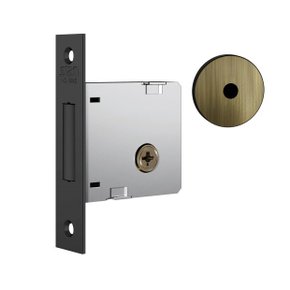 Fechadura 1004 Roseta Redonda Tetra Externa Antique Stam 10984