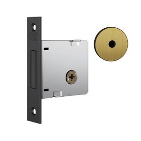 Fechadura 1004 Roseta Redonda Tetra Externa Oxidado Stam 10987