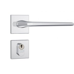 Fechadura 803/27 Roseta Quadrada 1 Gorje Externa Inox Stam 38421
