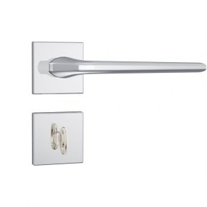 Fechadura 823/27 Roseta Quadrada 1 Banheiro Inox Stam 38578