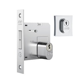 Fechadura 1006 Roseta Quadrada Externa Cromado Stam 10893