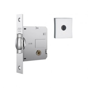 Fechadura 1005 Trinco Rolete Roseta Quadrada Tetra Externa Cromado Stam 14256