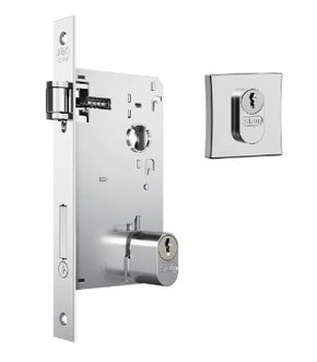 Fechadura Rolete com Cilindro Versailles Stam 85mm 1601