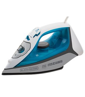 Ferro Elétrico á Vapor Base Ceramic Gliss Black & Decker FX3060