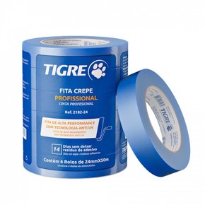 Fita Crepe Azul 24x50 Tigre