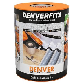 Fita Multiuso Aluminizada Denver 20cm x 10m