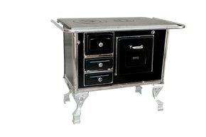 Fogão a Lenha Preto Lado Direito Nº1 Maestro