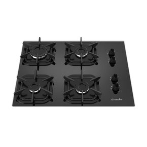 Fogão Cooktop a Gás Top Preto 4 Queimadores Mueller