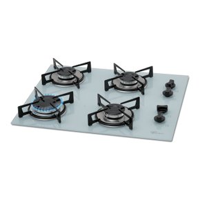 Fogão Cooktop Vidro Temperado 4Bocas Branco 1519-5902 Fischer