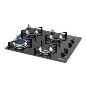 Fogão Cooktop Vidro Temperado 4Bocas Preto 1519-5713 Fischer