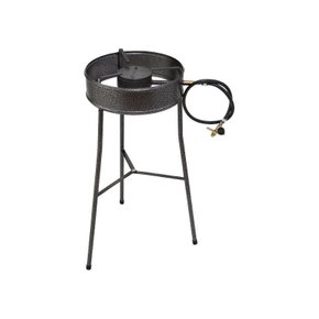 Fogareiro Redondo 34cm Ferro Fundido Com Tripé 308.1 Papaléguas