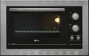 Forno Elétrico de Embutir Fit Line Frontal Inox Fischer 44 litros