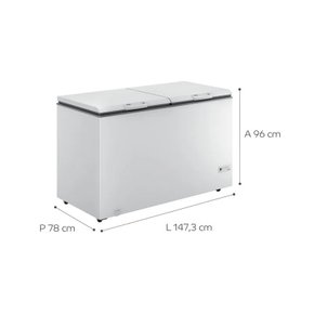 Freezer Horizontal 2 Portas Consul 534 Litros CHB53EB - Carlessi