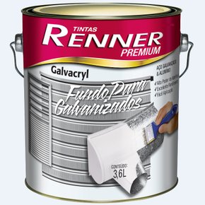 Fundo para Galvanizados Galvacryl Renner 3,6 litros 245
