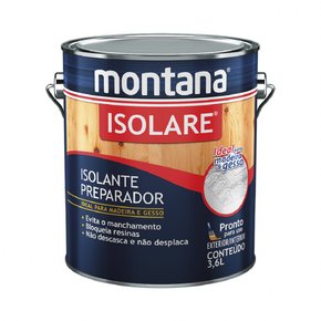 Fundo Preparador Gesso e Madeira Isolante Isolare Montana 3,6 litros