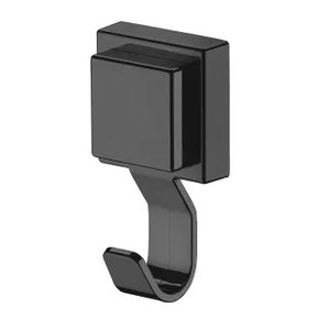 Gancho Multiuso com Ventosa Preto Fosco Future 8056PT