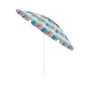 Guarda Sol Articulado em Poliéster com Haste de Alumínio Floral Bel 2,40m 12065