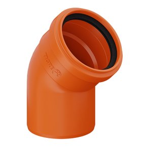 Joelho Esgoto 45 ° Redux 100 mm Tigre