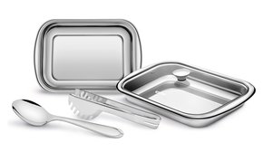 Jogo Assar e Servir Cosmos Aço Inox Tramontina 4 peças 64310/283