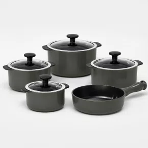 Jogo de Panelas de Cerâmica 5 Peças Slim Onix Gray Ceraflame