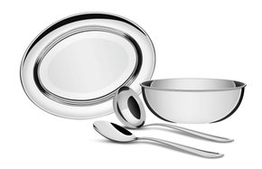 Jogo para Arroz e Feijão Buena Aço Inox Tramontina 4 Peças 64700/100