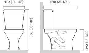Kit Bacia com Caixa Acoplada Sabará Branco Icasa