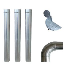 Kit Chaminé Inox para Fogão a Lenha