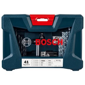 Kit Fixar e Parafusar Xline Bosch 41 Peças 2607017396
