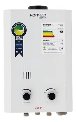 Komeco Slim Ko 07m Bp A Gás Branco Aquecedor Glp