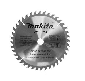 Lâmina de Serra para Madeira Makita 40 Dentes D-51356