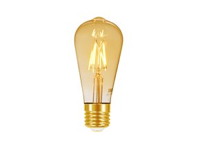 Lâmpada Led Filamento Vintage Âmbar Taschibra 4W ST64
