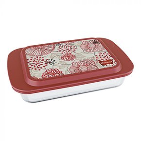 Lasanheira Com Tampa Plástica Marinex 3,7L