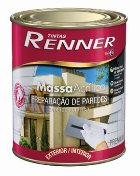 Massa Acrilica Premium Branca Renner 1,39 kg