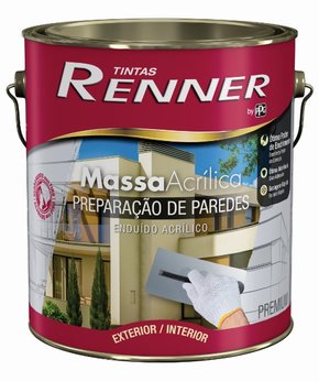 Massa Acrilica Premium Branca Renner 5,35 Kg