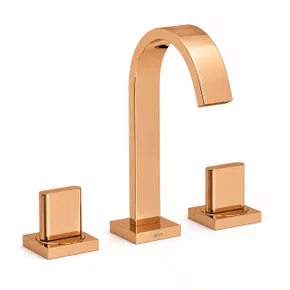 Misturador de Mesa Bica Alta Polo Red Gold Deca 1877.GL33.RD