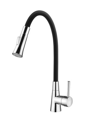 Misturador Monocomando de Mesa Lorenflex Alto Preto Lorenzetti 2257 B27