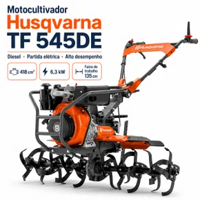Motocultivador A Diesel Husqvarna Tf 545de