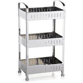 Organizador com Rodízios 3 Prateleiras Suprema Brinox 2098/200