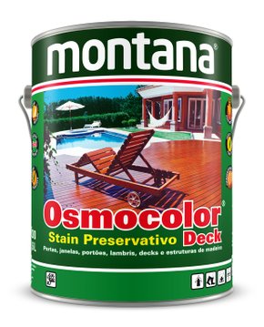 Verniz Osmocolor Stain Deck Castanho 3,6L Montana