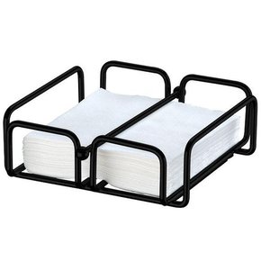 Porta Guardanapos Grande Preto Fosco 1194PT