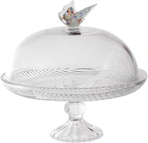 PRATO BOLO C/PE PAPILLON CRISTAL C/ PE + TAMPA 31316