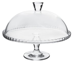 Prato Para Bolo Com Pé E Tampa Pasabahce 46212